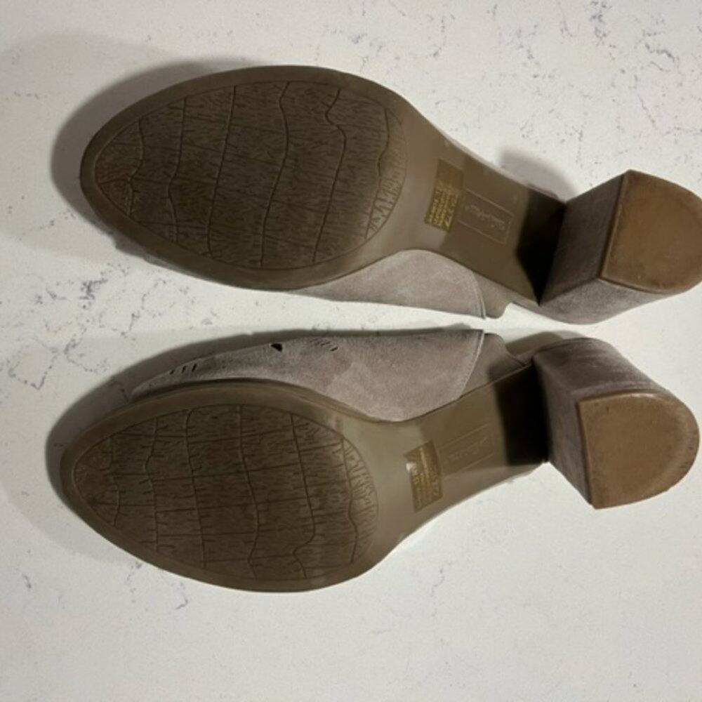 Bella Vita Lark Block Heel Sandal Taupe 12W - Picture 7 of 9
